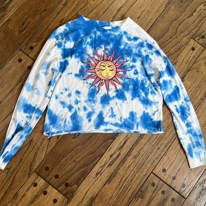 Juniors Long Sleeve Crop top